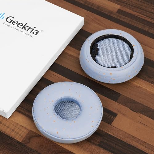 Transform Your Sony WH-H810 Headphones with Geekria Quick Fit Replacement Ear Pads | Premium Memory Foam Cushions for Enhanced Comfort & Acoustic Performance | Stylish Crystal Blue Earpads for Easy Installation & Long-Lasting Durability
