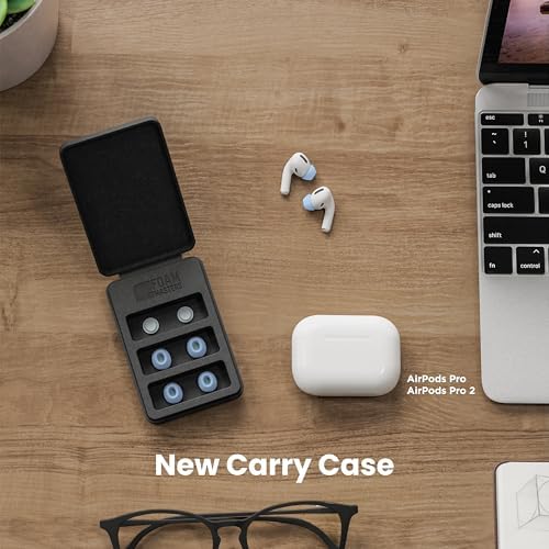 Transform Your Air Pods Pro with Foam Masters Ultra-Premium Memory Foam Ear Tips | 3 Pairs in Black Magic Ver 6.0 | Unmatched Comfort & Secure Fit | Advanced Noise Cancellation for Enhanced Audio | Replacement Ear Buds S/M/L for Tailored Listening Experience | Elevate Your Sound Quality and Enjoy All-Day Wearability with Ergonomic Design