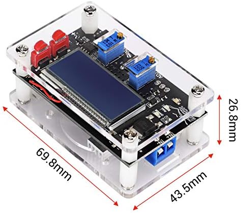 DROK Dual Pack Adjustable DC Voltage Regulator: 24 V to 12 V Step Down Converter with USB Charging Port, Versatile 6 V-32 V Input Range, 5 A Output for Optimal Efficiency and Reliable Power Management Solutions