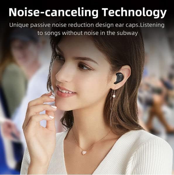 Lotus T1 Premium True Wireless Bluetooth Earbuds – Immerse Yourself in Deep Bass Sound with Ergonomic Comfort, Integrated Microphone for Clear Calls, and Waterproof Design for Active Lifestyles – Seamless Compatibility for All Devices