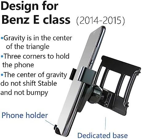 Premium Car Phone Holder for 2024-2025 Mercedes-Benz E-Class E350 E450 – Sleek Dashboard Mount for Safe Navigation & Hands-Free Use – Enhanced Stability and Aesthetic Integration for Ultimate Driving Experience
