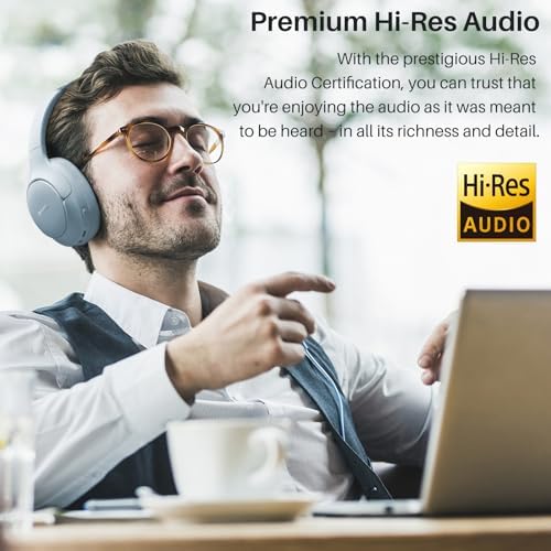 Unleash Superior Sound with TOZO HT2 Wireless Over-Ear Headphones – Advanced Noise Cancellation, Customizable EQ, and 60-Hour Battery Life for Ultimate Listening on the Go or at Home