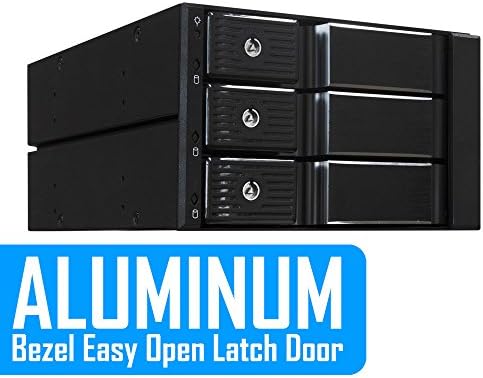 Kingwin Universal Hot Swap Mobile Rack for 2.5” & 3.5” SSD/HDD – Effortless Internal Tray-Less SATA Hard Drive Backplane Enclosure with 6 Gbps Support for SATA I/II/III & SAS I/II – Ultimate Flexibility and Enhanced Data Transfer Speed for Efficient Storage Management