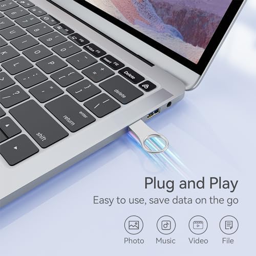RAOYI 64 GB Metal Key Shape USB Flash Drive – 5 Pack Stylish & Durable USB 2.0 Memory Stick for Effortless Data Storage, Ideal for PC, Laptop & Desktop Use – Compact, Lightweight & Reliable Keychain Accessory