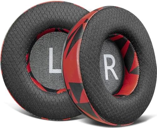 Premium SOULWIT Mesh Earpads for JBL Synchros E50, E50 BT, S500, S700 Wireless Headphones – Ultimate Noise Isolation and Comfort Upgrade in Stylish Black Gold – Durable Replacement Cushions for Enhanced Audio Experience