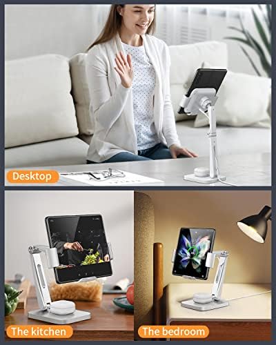 Advanced Wireless Charging Dock for Samsung Galaxy Z Fold Series – 2-in-1 Fast Charger with 3 Coils for Galaxy Buds Pro & Live – Sleek, Efficient, and Space-Saving Design for Enhanced Device Compatibility and Quick Power-Up