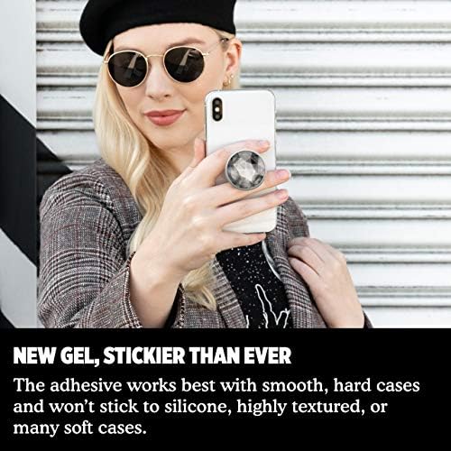 Mag Safe Pop Grip for i Phone – Magnetic Phone Stand with Swappable Top – Bon Bon Black – Ergonomic Secure Grip for Hands-Free Viewing & Wireless Charging Compatibility – Ultimate Mobile Accessory for Enhanced Usability and Style