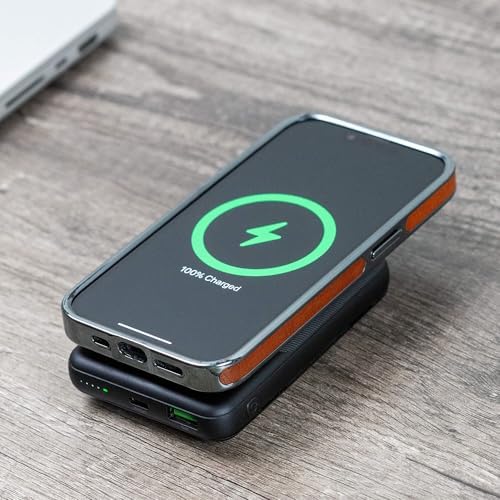 Ultra-Fast Magnetic Power Bank 10000 m Ah – Sleek Portable Charger for Smartphones with Enhanced Compatibility, Quick Charge Technology, and Adjustable Viewing Angle – Perfect for Travelers and Professionals