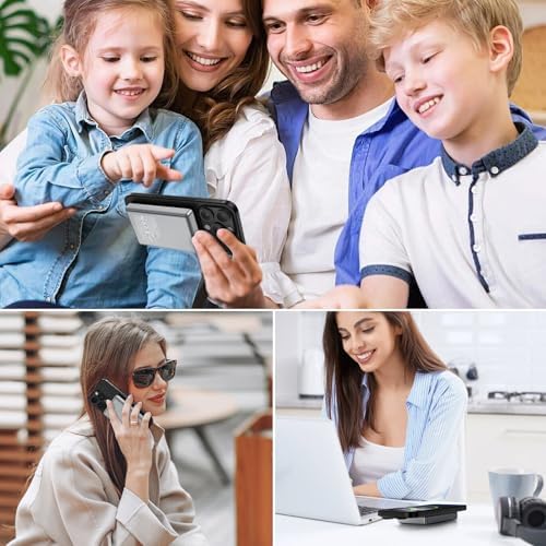 Magnetic Fast Charging Portable Power Bank – 10,000 m Ah Wireless Charger for Samsung Galaxy S25 Ultra, S24 FE, S23, S22, Z Fold, Flip 6, 5 & i Phone 16, 15 – Sleek Design with 20 W USB-C Cable for Ultimate Convenience and Compatibility