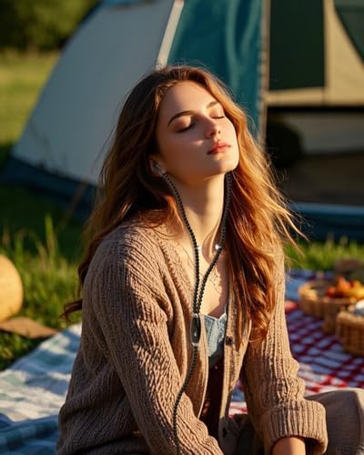 Elevate Your Listening Experience with Beaded Black Wired Earbuds – Tailored for i Phone Models 14, 13, 12, 11 Pro Max, X, XS, XR, 8, and 7 Plus – Ergonomically Designed for Ultimate Comfort, In-Line Microphone for Seamless Calls, Volume Control for Instant Adjustments – Innovative Magnetic Lock for Tangle-Free Storage – Perfect Companion for Music Lovers and Active Lifestyles Seeking Superior Sound Quality and Sleek Style.