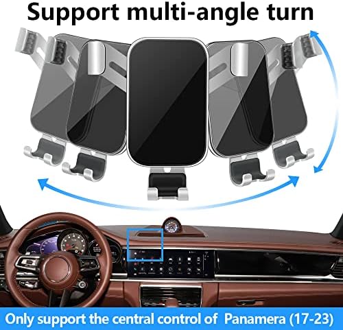 Premium Car Phone Holder for Porsche Panamera (2017-2023) – Luxury Smartphone Cradle for Seamless Navigation, Enhanced Stability, and Effortless Charging – Perfect Auto Interior Accessory for Modern Drivers