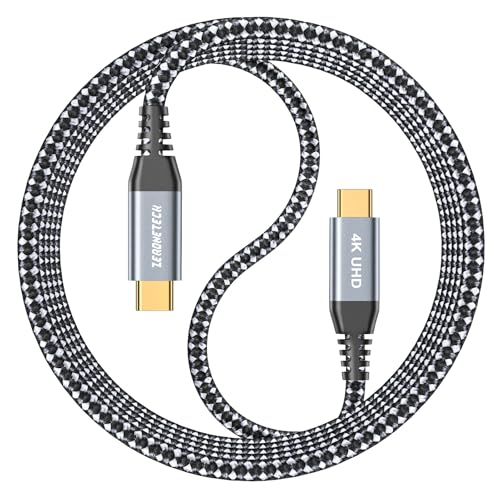 Long USB C Monitor Cable 10FT, 4K@60Hz Video Output 100W PD Charging, 20Gbps Data Transfer, Long USB C 3.2 Gen 2×2 Cable for MacBook, iPad, Dell, LG, ARZOPA, KYY for Portable Monitor – Enhanced Compatibility and Speed