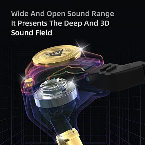 Premium Dual Pack Wired Gaming Earbuds – High-Fidelity In-Ear Monitors with 10 mm Dynamic Drivers for Rich Deep Bass, Advanced Noise-Canceling Technology, Ideal for Gaming & Remote Conferencing, Stylish Black & Purple Design, Versatile Compatibility Across Devices