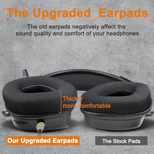 Upgrade Your Corsair Void Gaming Headset with SOULWIT Burgundy Mesh Replacement Earpads – Premium Noise-Isolating Ear Cushions for Unmatched Audio Clarity and Comfort – Effortless Installation with Long-Lasting Durability for Serious Gamers