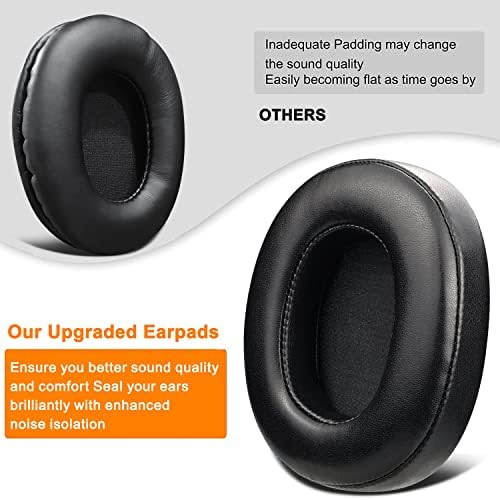 Upgrade Your Gaming Audio with SOULWIT Professional Earpads for Turtle Beach Elite 800/800 X – Luxurious Protein Leather & Noise-Isolating High-Density Foam for Enhanced Comfort and Sound Quality – Perfect Replacement Cushions for Immersive Gaming Experience