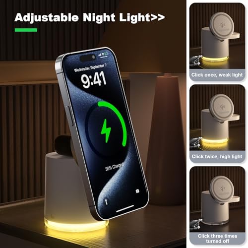 Revolutionary Qi2 Certified 3-in-1 Magnetic Wireless Charging Station for Apple & Samsung Devices – Ultra-Fast 30 W Dock with Seamless Compatibility for i Phone 12-16, i Watches, Air Pods, and Samsung Watches – Compact, Tangle-Free Power Solution in Sleek Black Finish