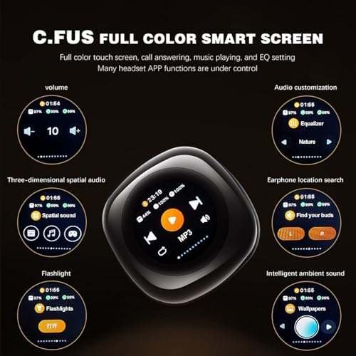 Air Conduction Bluetooth Earbuds for Active Lifestyles – Lightweight Open Ear Clip-On Design with Touch Controls for Ultimate Comfort and Awareness – Perfect for Fitness, Cycling, and Daily Commutes – Secure Fit, Bluetooth 5.4 Connectivity, and Broad Device Compatibility for Superior Sound Quality and Safety