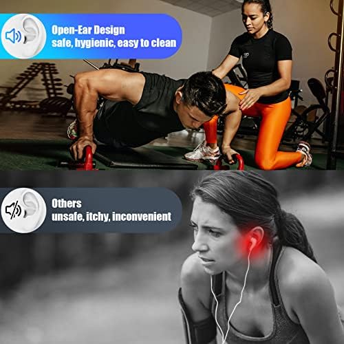 Revolutionize Your Workout with S101 Bone Conduction Headphones – Open-Ear Design, Bluetooth 5.2 Connectivity, 10-Hour Playtime, Waterproof for Running and Biking – Stay Aware and Active with Lightweight Sports Earbuds Featuring Built-In Microphone for Hands-Free Calls