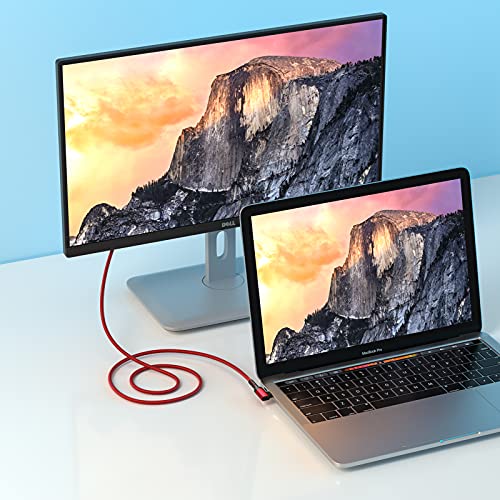 High-Speed 90-Degree USB C to USB C Cable – 100 W Fast Charging & 10 Gbps Data Transfer – 4 K Video Support for Mac Book Pro, Galaxy S24, i Phone 16/15 – 3 ft Durable Right Angle Connector – 2-Pack for Ultimate Versatility
