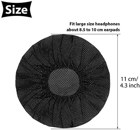 BBTO 300-Piece Disposable Headphone Covers – Premium Non-Woven Sanitary Fabric Earphone Protectors for Enhanced Hygiene and Comfort in Shared Spaces (11 cm, Available in White, Blue, and Black) – Ideal for Gyms, Schools, and Offices. Elevate your audio experience with these versatile, easy-to-use covers designed to fit most standard headphones, ensuring a clean, barrier against sweat and dirt. Perfect for maintaining headphone longevity while promoting quick, effortless changes between users. Enjoy superior sound quality and ultimate comfort with these breathable, skin-friendly materials. A must-have accessory for anyone valuing hygiene and cleanliness in communal environments.