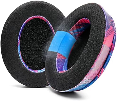 Upgrade Your Arctis Nova Experience with WC Freeze Cooling Gel Earpads – Optimal Comfort and Enhanced Sound Isolation for Pro Wired, Nova 7, 5, 4, 3, 1 Headsets – Designed by Wicked Cushions | Black | Superior Hybrid Fabric Technology for Long Gaming Sessions