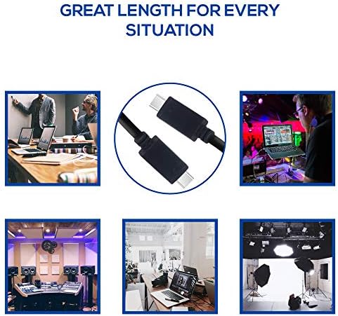 20 ft USB C to USB C Cable – Ultra-Durable Extra Long Charging & Data Transfer Solution for Samsung, i Pad Pro, and Android Devices – Optimal Speed & Versatile Connectivity in Sleek White Design
