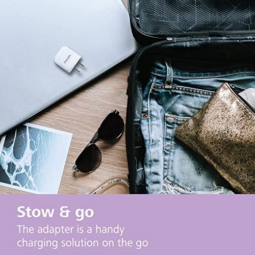 Philips 24 W USB Power Strip with 6 ft Braided Cable – Ultimate Charging Station for i Phone, i Pad, Samsung Galaxy & Google Pixel – 4 Port USB-A Design for Fast & Efficient Device Charging – Sleek & Durable Solution for Home, Office & Travel