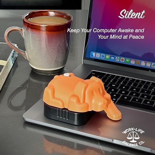 Stay Productive with the Ultimate Laptop Trackpad Jiggler – 6-Month Battery Life, Cordless Convenience, and Undetectable Functionality – Ideal for Professionals and Cat Owners – Effortlessly Keep Your Touchpad Active and Laptop Awake – Mechanical Mouse Mover with Easy ON/OFF Switch – Perfect for Meetings, Presentations, and Breaks – Enhance Your Laptop’s Performance with This Must-Have Accessory (Not Compatible with De II Models)