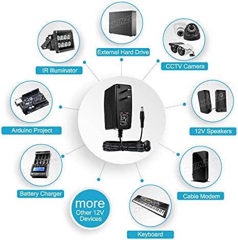 High-Efficiency Chanzon 12 V 1.5 A AC/DC Switching Adapter – 18 W Universal Power Supply for Global Use, Compact and Durable Wall Transformer with Fast Charging Capability for Reliable Device Performance and Enhanced Compatibility
