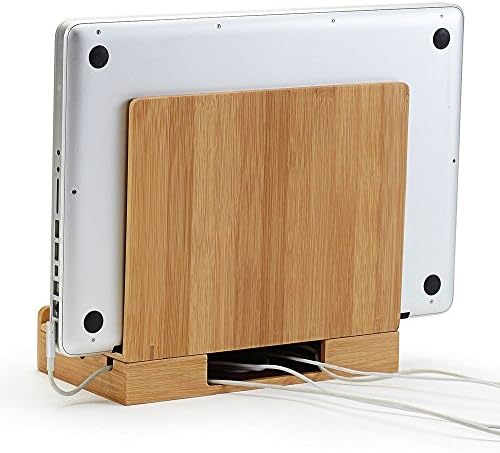 Eco-Friendly Bamboo Multi-Device Charging Station & Organizer – Streamline Your Workspace with Fast Charging for Laptops, Tablets, and Smartphones – Elegant Design in Various Finishes for a Clutter-Free Environment