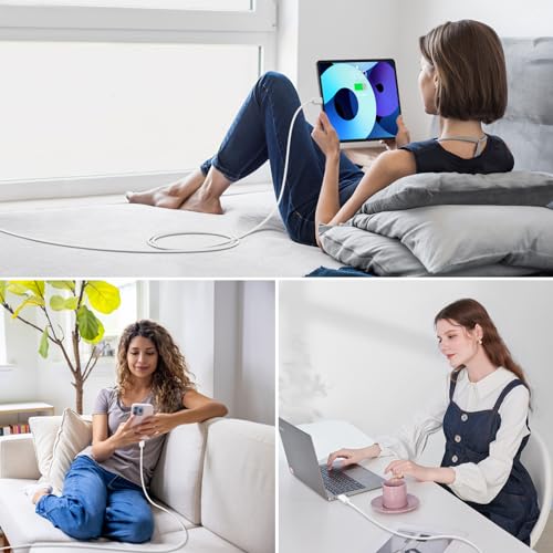 Compact 6-Inch USB A to USB C 3.1 Cable – 2-Pack for High-Speed 10 Gbps Data Transfer & Fast Charging | Perfectly Compatible with i Phone 15, Mac Book Pro, i Pad Pro, Samsung Galaxy S24, and Google Pixel | Ideal for Travel & Clutter-Free Connectivity | Durable Design for Everyday Use