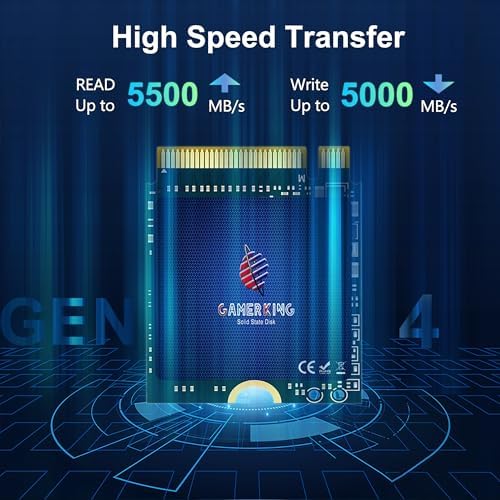 Transform Your PC with GAMERKING 64 GB SATA III Internal SSD – Unleash Blazing Fast 6 Gb/s Transfer Speeds for Superior Performance and Reliability in Laptops and Desktops – Compact 7 mm Design for Optimal Space Efficiency and Seamless Upgrades
