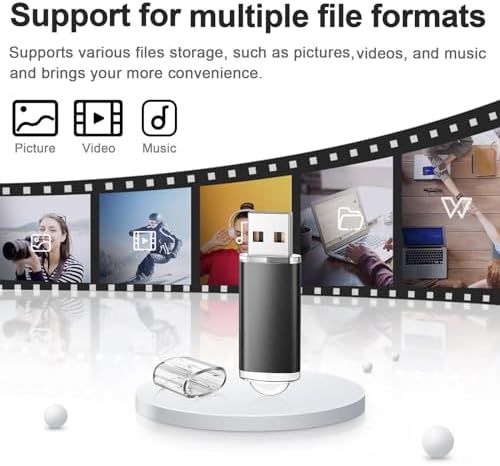 TOPESEL 256 GB USB 3.0 Flash Drive – High-Speed Data Storage Solution for PCs, Laptops & Car Audio – Portable & Durable Thumb Drive for Effortless File Transfers – Essential Memory Stick for Seamless Workflow