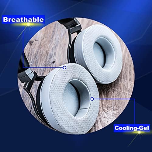 Revolutionize Your Audio Experience with Virtuoso XT Cooling Gel Ear Pads – Premium Replacement Cushions for Virtuoso RGB Wireless SE XT Headset, Enhanced Comfort with Softer Memory Foam and Extra Thickness, Superior Durability for Long-lasting Use by JESSVIT – Perfect Fit for Gamers and Audiophiles