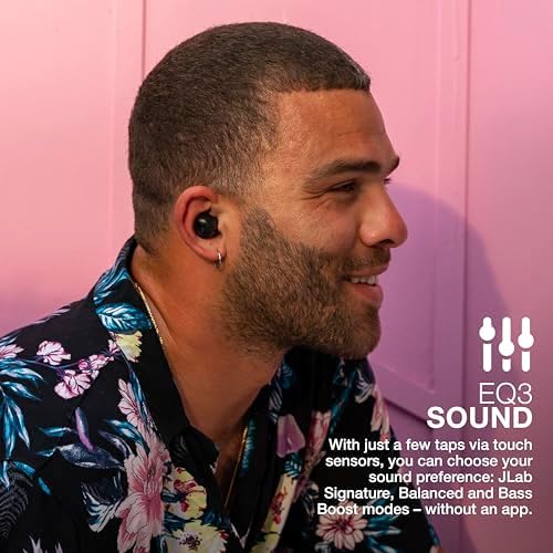 JLab Go Air Pop True Wireless Earbuds – 32 Hours Playtime, Dual Connect Bluetooth Earphones with EQ3 Sound, Lightweight In-Ear Headphones for Ultimate Comfort and Crystal-Clear Calls, USB Charging Case Included, Perfect for Active Lifestyles and Everyday Use