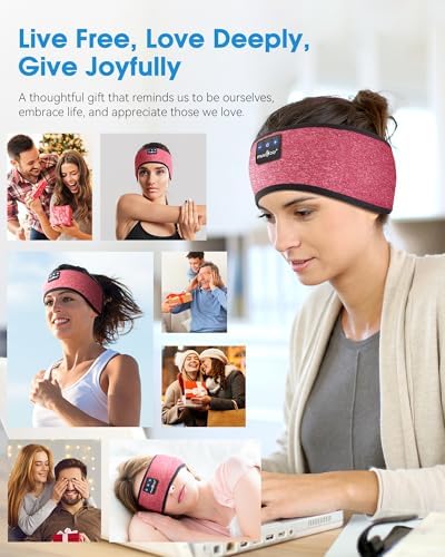 MUSICOZY Bluetooth 5.4 Sleep Headband Headphones – Ultimate Wireless Comfort for Sleep, Workouts, and Travel – The Perfect Gift for Active Lifestyles with Rapid Pairing and Sweatproof Design