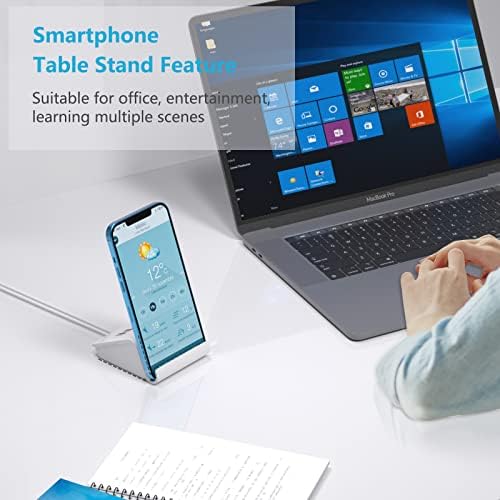 VHBW 35 W 6-Port USB C Charging Hub – Innovative Multi-Device Fast Charging Station with 3 USB-C & 3 USB-A Ports – Optimal Compatibility for i Phone 14/13/12 & Samsung Galaxy S23/S22/S21 – Smart Power Distribution for Rapid Charging Efficiency