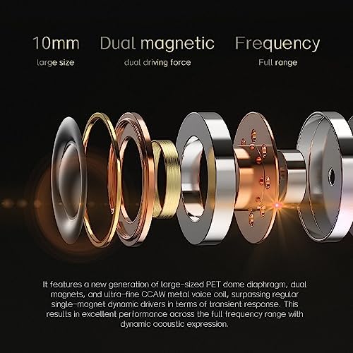 Unleash Superior Sound Quality with CCA ND Nice Hybrid Driver IEM Earphones – Premium Audio Precision Featuring 1 BD & 1 DD, Durable Metal Faceplate, and Versatile 2-Pin Detachable Cable for Ultimate Comfort and Compatibility