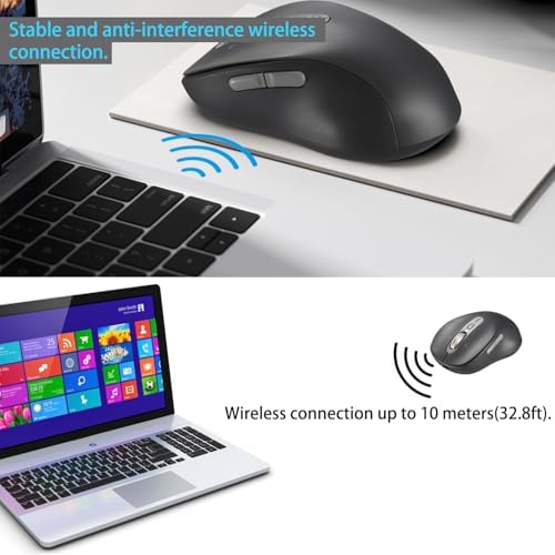 Elevate Your Productivity with the L570 Wireless Bluetooth Mouse – Portable, Rechargeable, and Multi-Device Compatible for Seamless Navigation Across Mac Book Air/Pro, i Pad, Laptop, and Computer – Featuring 4-Level DPI, Ergonomic Design, Silent Click, and 4-Way Scrolling for Ultimate Comfort and Precision