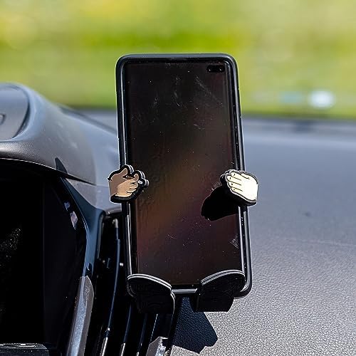 Marvel Spiderman Hug Buddy Adjustable Air Vent Smartphone Holder – Universal Car Mount for i Phone, Samsung Galaxy, LG & More – Secure & Stylish Phone Accessory for Safe Driving & Easy Navigation