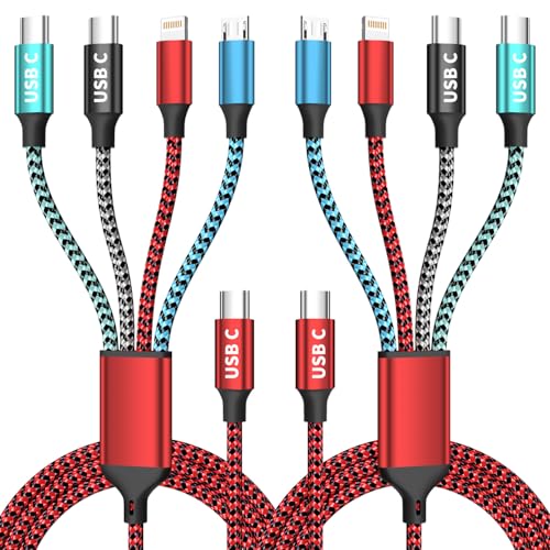 Revolutionary 240 W USB C to Lightning Multi-Charging Cable – 5 FT 4-in-1 Design with Integrated LED Indicator for i Phone 16/15/14/13, Laptops, and More – Ultimate Fast Charging Solution with Enhanced Compatibility for All Devices