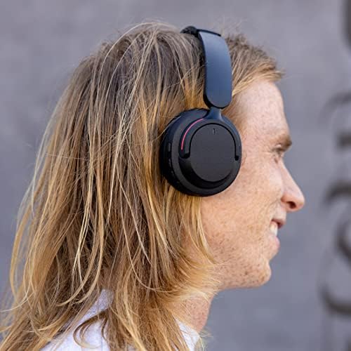 Phiaton Bono Beats Lite Wireless Over-Ear Headphones – Exceptional Active Noise Cancellation for Uninterrupted Listening, Extended Playtime, and Luxurious Comfort for Audiophiles and Professionals