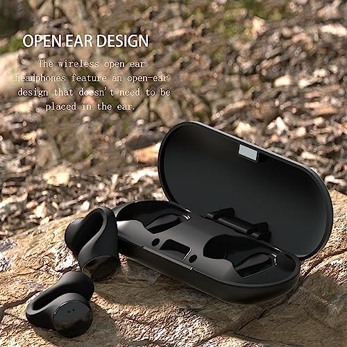 Revolutionary Wireless Bone Conduction Ear Clip Headphones – Open Ear Bluetooth Earbuds for Ultimate Comfort and Awareness – Ergonomic, Sweat-Resistant Design with Long Battery Life – Perfect for Outdoor Activities and Daily Use