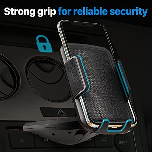 Bestrix Premium CD Slot Car Phone Holder – Universal Hands-Free Mount for i Phone 14/13/12/11 & Galaxy S22/S21/S20 – Secure Grip & Adjustable Viewing Angles for Safe Driving – Effortless Installation & Sleek Design for Modern Vehicles