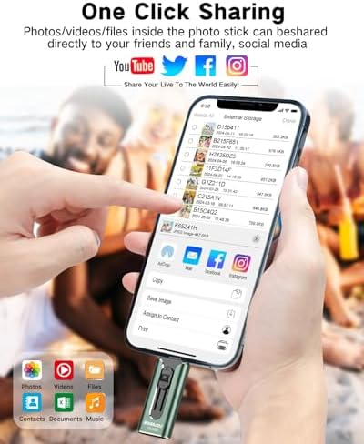 Light Purple 512 GB Flash Drive for i Phone, i Pad & Android – Effortless Photo & Video Backup, Plug & Play Storage Solution, High-Speed USB Memory Stick for Versatile Data Management, No App Required, Travel-Friendly Design