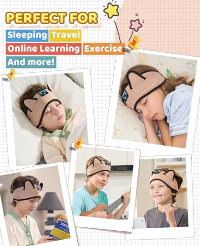 Ultimate Kids Bluetooth Headphones for Safe and Stylish Listening – Versatile Wired Playback Option with Volume Limiting Technology – Durable and Lightweight Design for Travel, School, and Home Use – Adjustable Headband for Customized Comfort – Compatible with Kindle, Tablets, and Cell Phones – Perfect for Boys and Girls