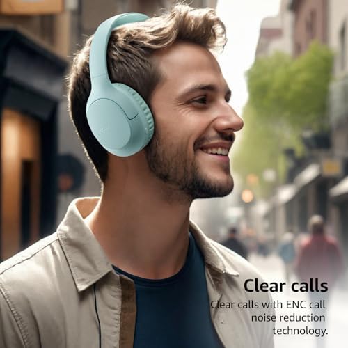 TOZO Bluetooth 5.4 Over-Ear Headphones – Unmatched 70-Hour Playtime, Tailored EQ for Personalized Audio Experience, Rich Deep Bass for Immersive Sound, Travel-Friendly Foldable Design, Integrated Microphone for Clear Voice Calls & Ultra-Low Latency for Flawless Streaming – Advanced Noise Cancellation & Broad Compatibility Options