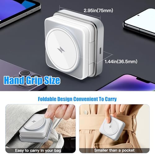 Efficient 3-in-1 Wireless Charging Dock for i Phone 16/15/14, Apple Watch, and Air Pods – Rapid Charge Station with 1.5 M USB Cable in Sleek Black – Streamline Your Charging Experience and Maximize Productivity