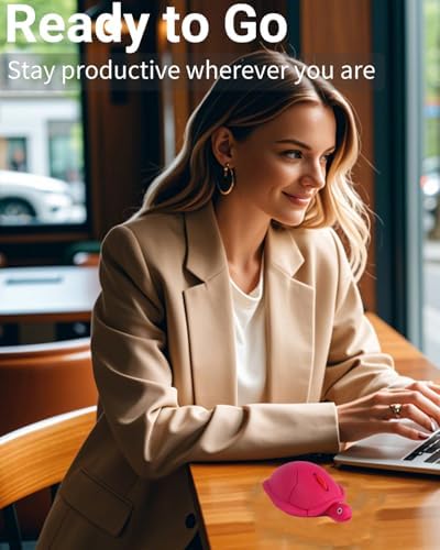 Adorable Green Turtle Wireless Mouse – Ergonomic & Lightweight Travel Companion with Silent Click for PCs, Laptops & Macs – Perfect Gift for Kids, Students & Professionals – Fun Animal Design for a Charming Workspace