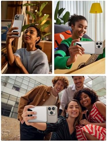 Mavulo Mag Safe Ultra-Slim 5000 m Ah Wireless Power Bank – Portable Charger with 18 W USB-C Fast Charging for i Phone 12-16 Series – Lightweight Design with LED Battery Indicator for Effortless On-the-Go Power Solutions